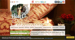 Desktop Screenshot of hotellaromantica.it